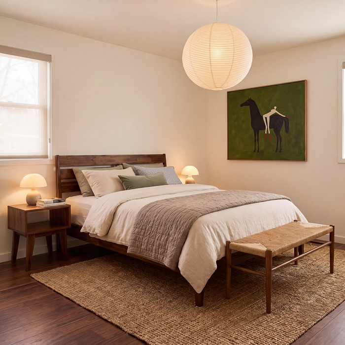 Emery Solid Wood Bed Frame