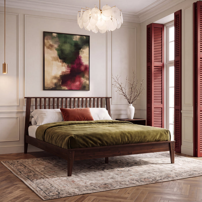Kaylin Solid Wood Bed Frame