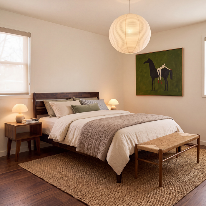 Emery Solid Wood Bed Frame