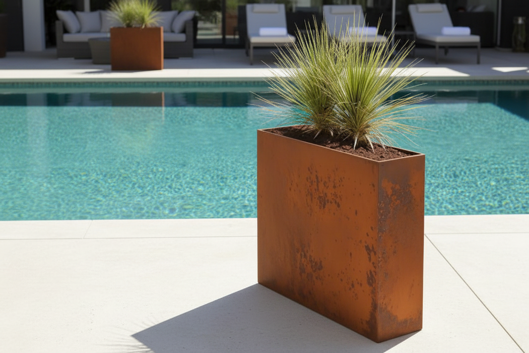 Corten Steel Edge Planters