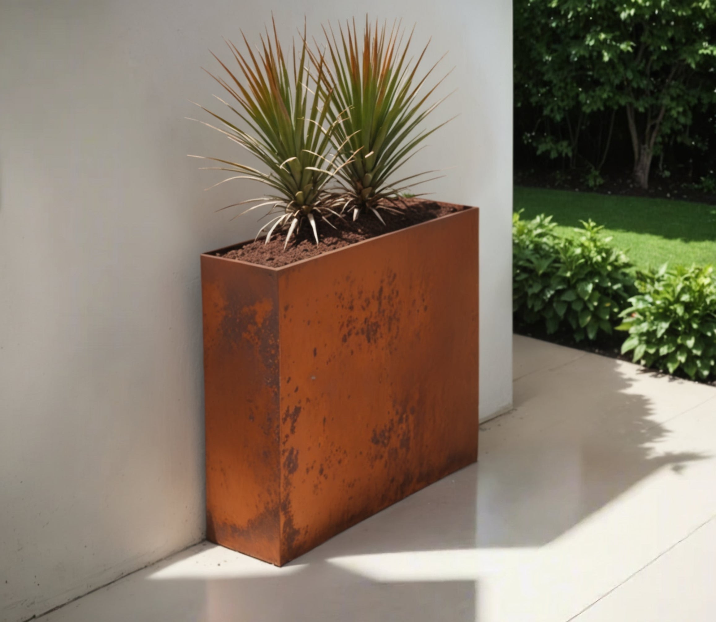 Corten Steel Edge Planters - FREE SHIPPING! — Farmhouse Kitchen and Bath