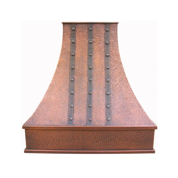 Curved Hand crafted Custom Copper Hoods