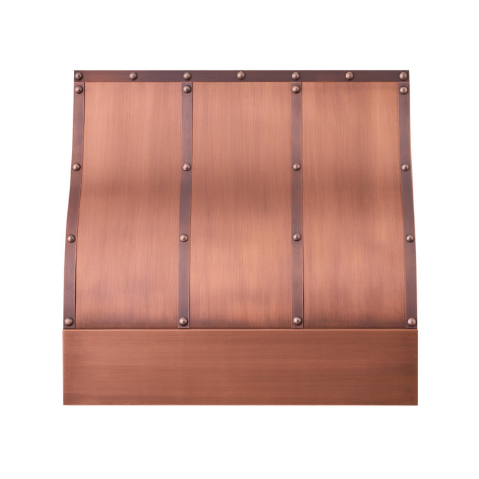 Akicon Custom Handmade Copper Range Hood Elegant Kitchen Vent Hood — AKH792BE-C