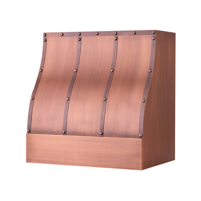 Akicon Custom Handmade Copper Range Hood Elegant Kitchen Vent Hood — AKH792BE-C