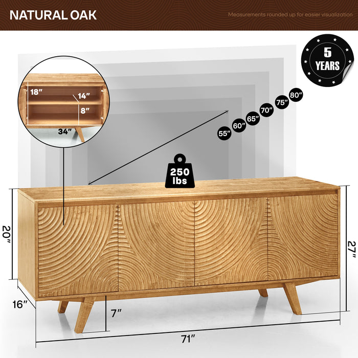 Harmony Wood TV Stand
