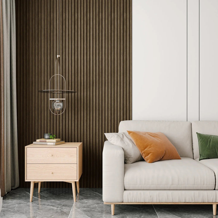 Hausvita 48 x 6 inch WPC Slat Wall Panel (16 Pack)