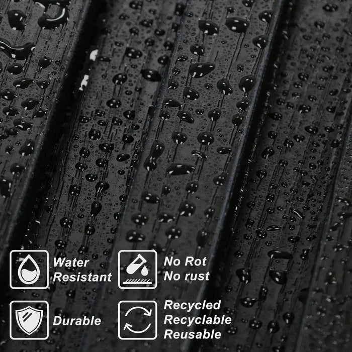 Hausvita 48 x 6 inch WPC Slat Wall Panel (16 Pack)