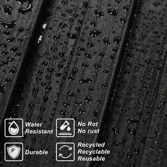 Hausvita 48 x 6 inch WPC Slat Wall Panel (16 Pack)