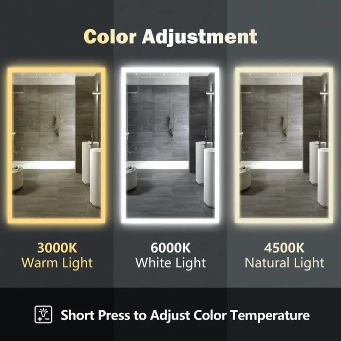 Hausvita Deluxe Edge Glow LED Bathroom Mirror