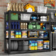 Hausvita Storage Shelves Heavy Duty, 48" L x 18" W x 72" H Garage Wire Shelving Unit Loads 2000LBS, 5-tier Adjustable Metal Industrial Utility Shelf Rack for Kitchen, Laundry Room, Pantry, Warehouse, Basement
