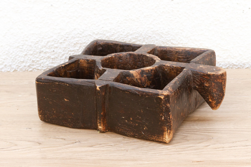 Farmhouse Hand Carved Spice Tray