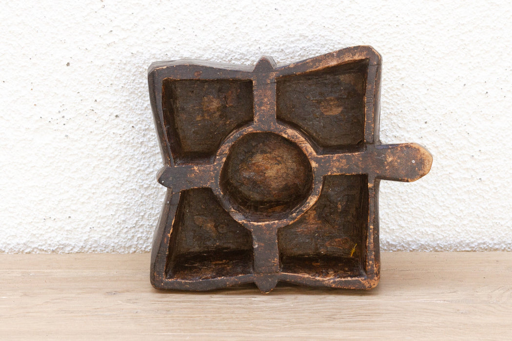 Farmhouse Hand Carved Spice Tray