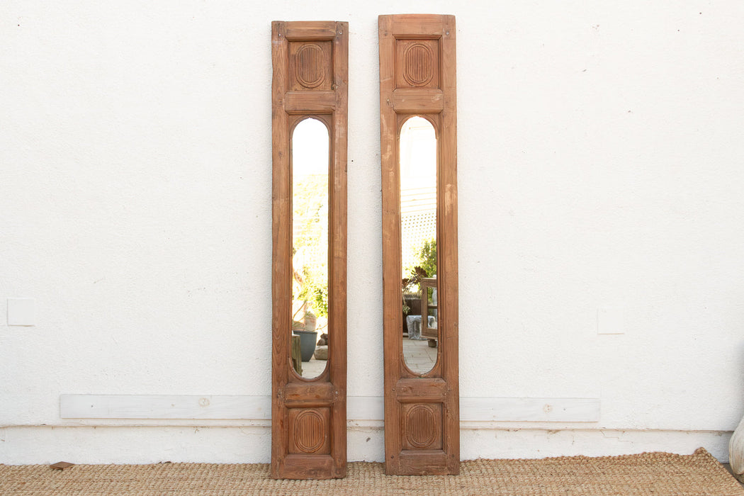 Set of 2, Portuguese Colonial Architectural Mirror Panels
