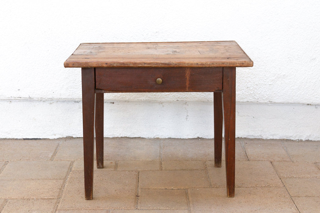 Petite French Farmhouse End Table