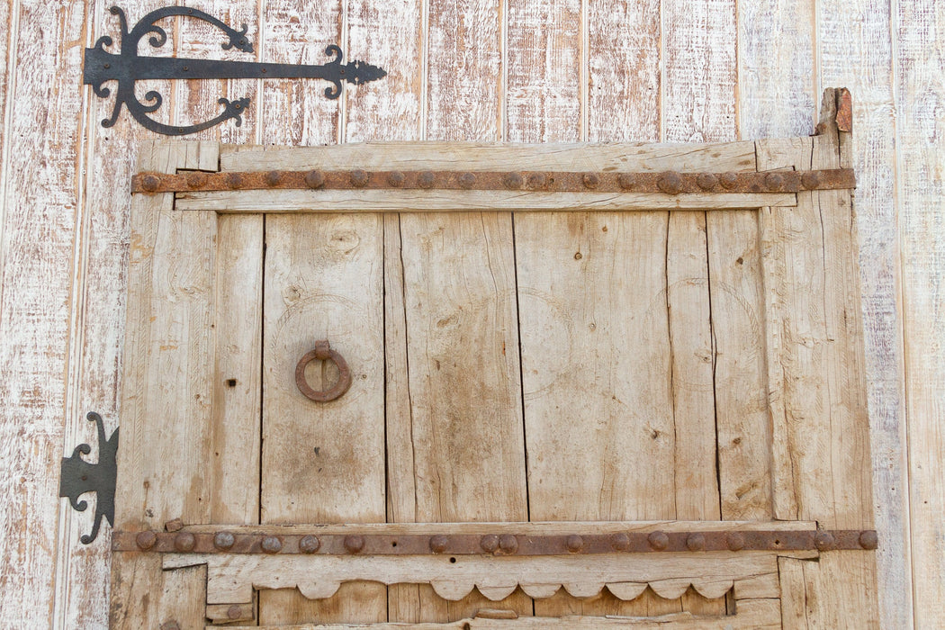 Antique Bleached Moroccan Farmhouse Door