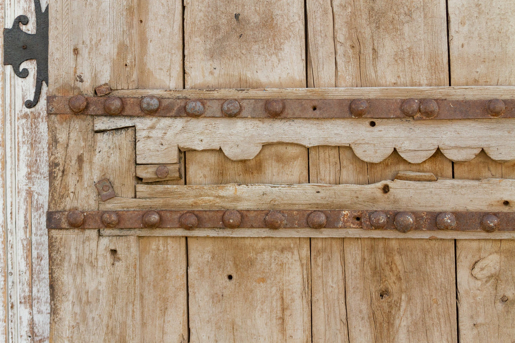 Antique Bleached Moroccan Farmhouse Door