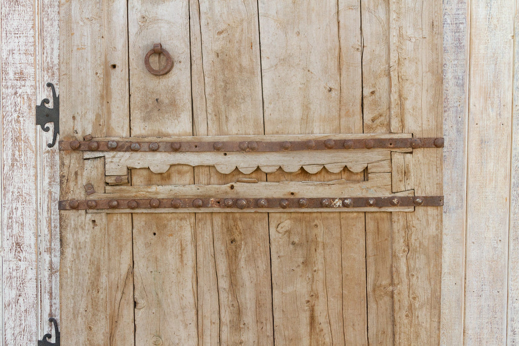 Antique Bleached Moroccan Farmhouse Door