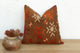 Eternal Flowers, Antique Phulkari Pillow Cover