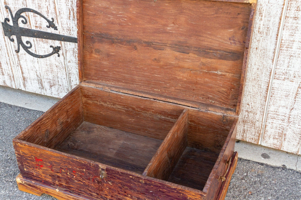 19th Century Indo-Portuguese Goa Painted Trunk