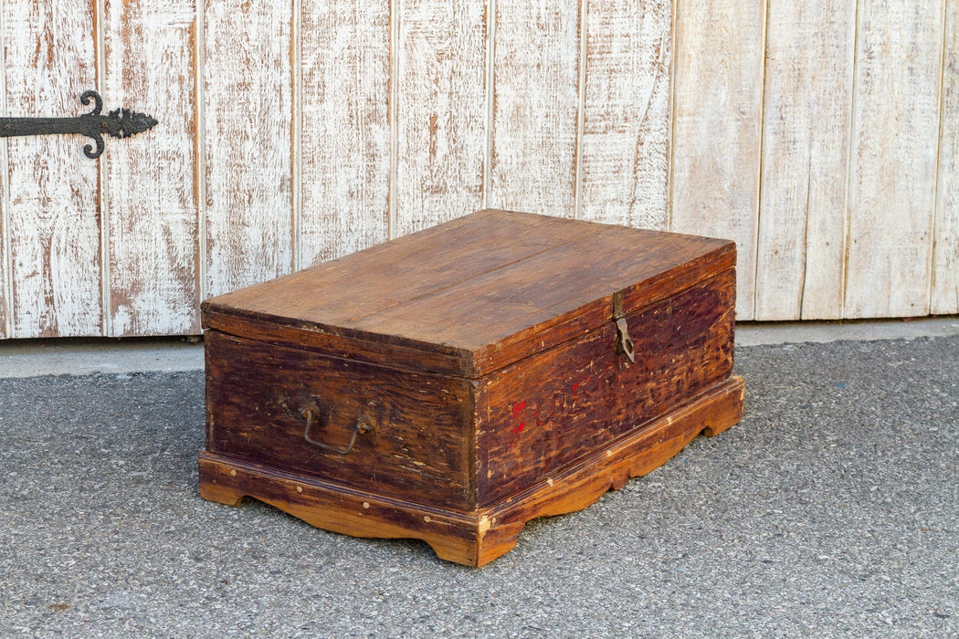 19th Century Indo-Portuguese Goa Painted Trunk