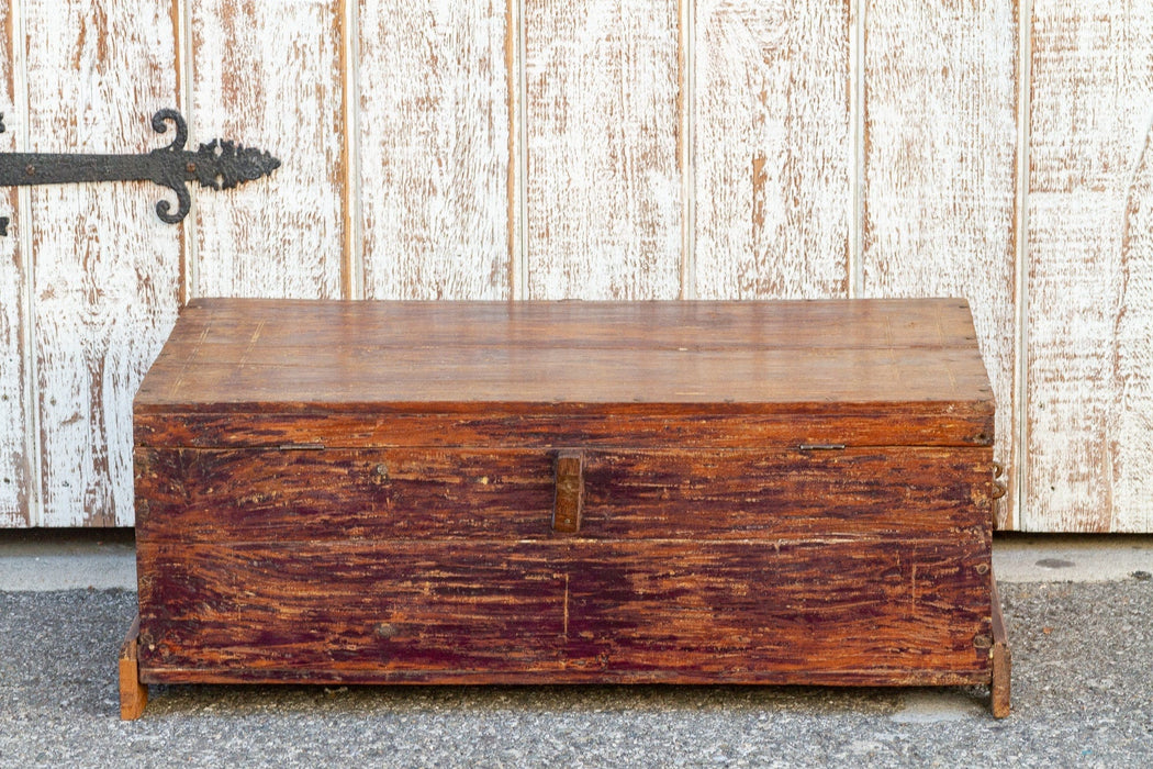 19th Century Indo-Portuguese Goa Painted Trunk
