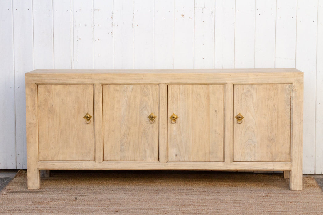Long Reclaimed Elm Farmhouse Sideboard
