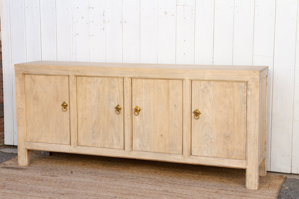 Long Reclaimed Elm Farmhouse Sideboard