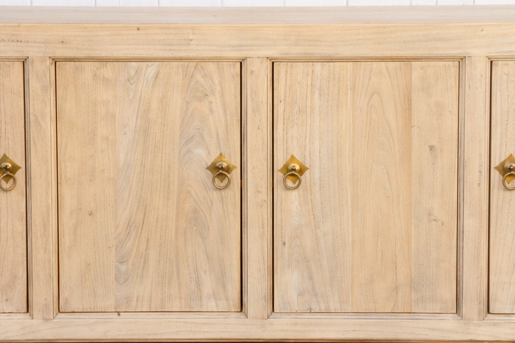 Long Reclaimed Elm Farmhouse Sideboard