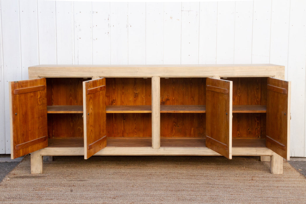 Long Reclaimed Elm Farmhouse Sideboard