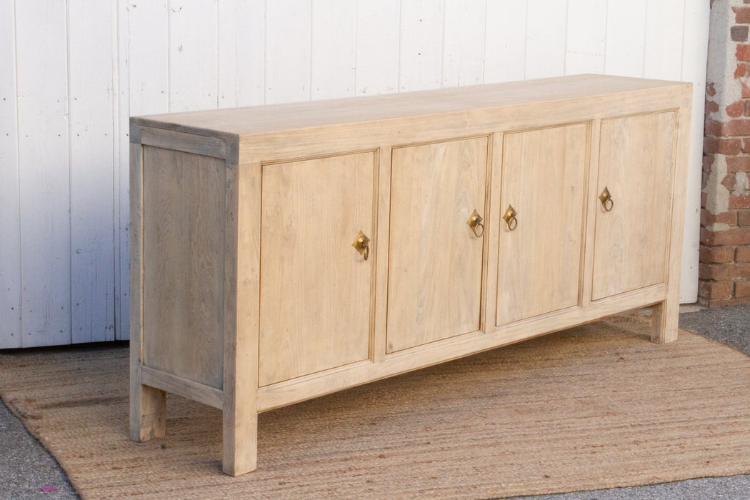 Long Reclaimed Elm Farmhouse Sideboard