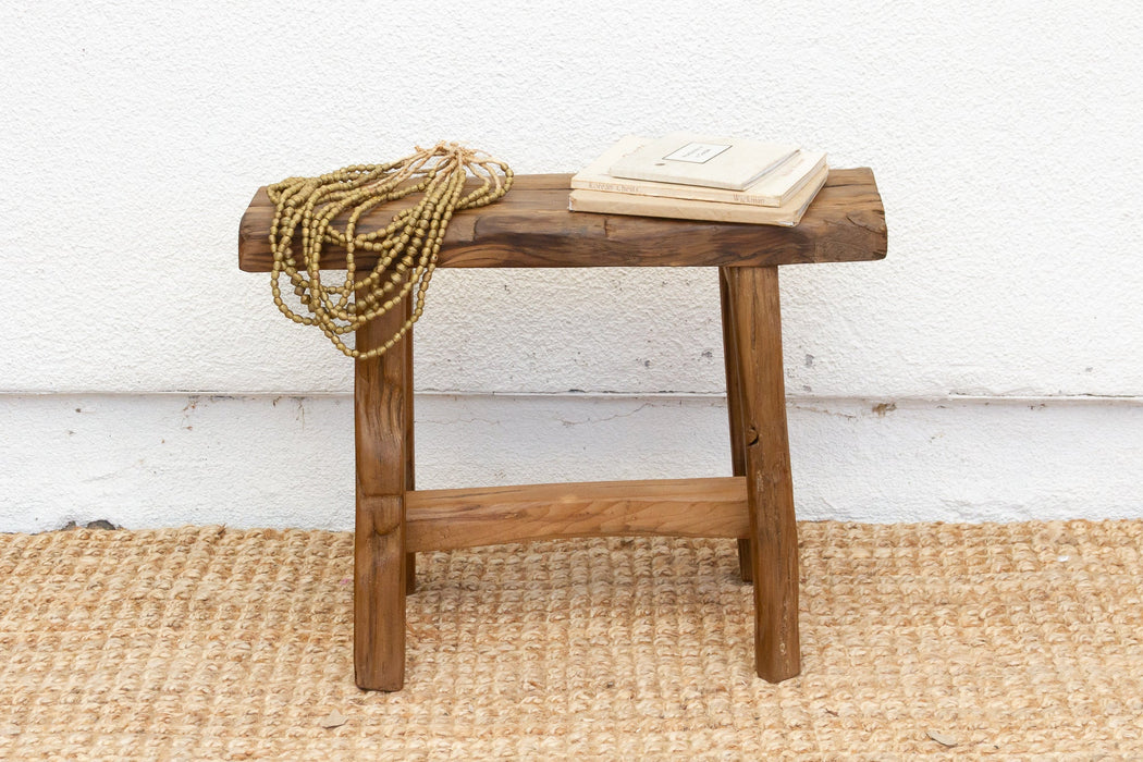 Rustic Farmhouse Reclaimed Wood Stool