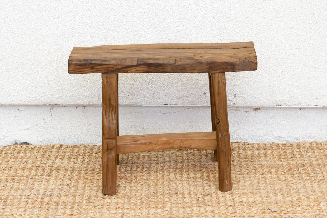 Rustic Farmhouse Reclaimed Wood Stool