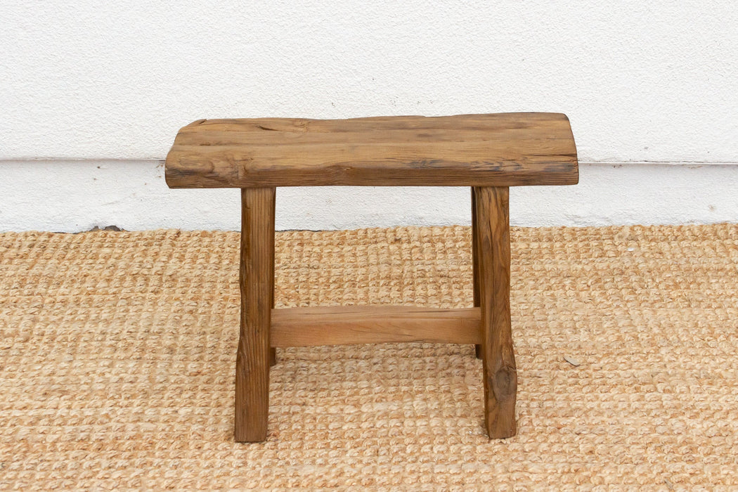 Rustic Farmhouse Reclaimed Wood Stool