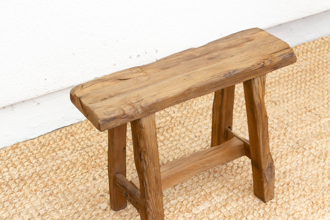 Rustic Farmhouse Reclaimed Wood Stool