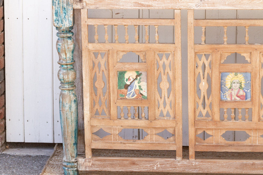 19th Century Architectural Carved Balcony Console Table