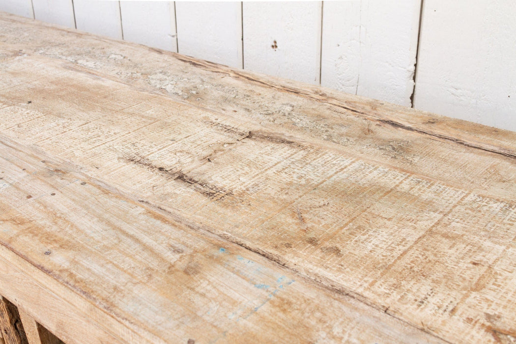 19th Century Architectural Carved Balcony Console Table
