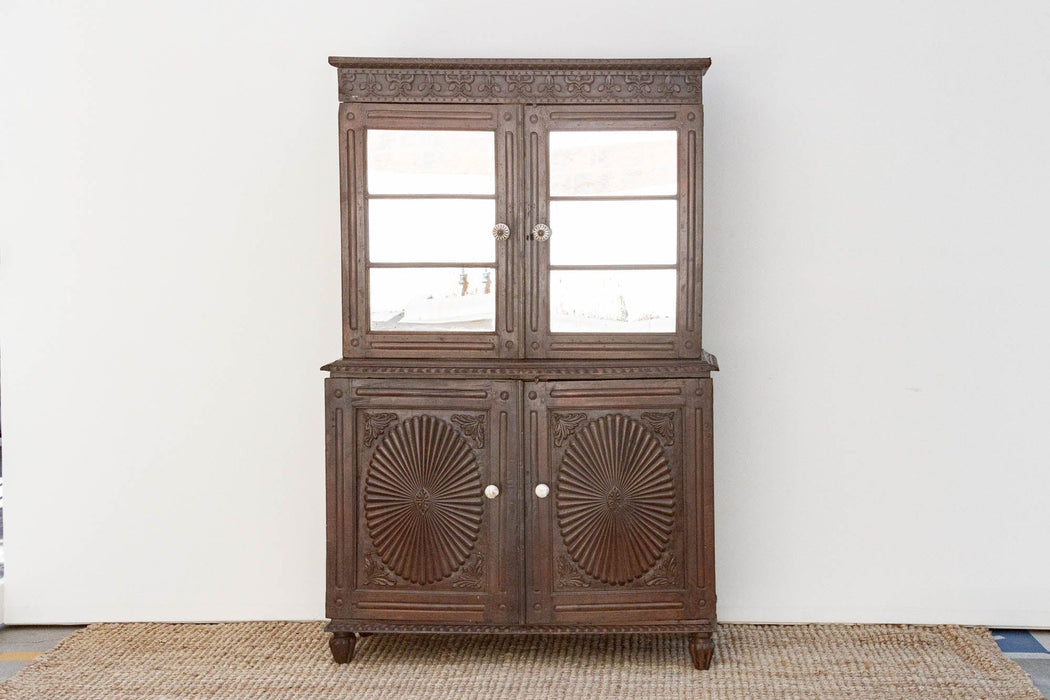 19th Century Indo-Portuguese Teak Tall Cabinet