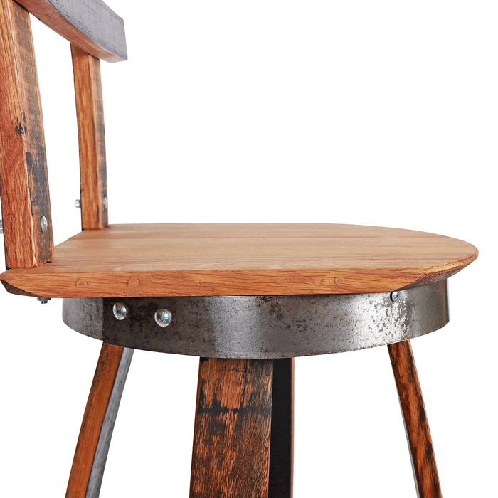 125 PROOF Bar Stool with Swivel Seat