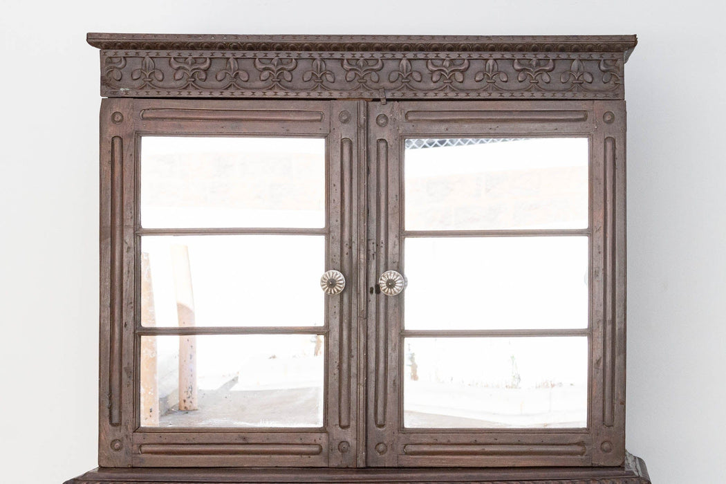 19th Century Indo-Portuguese Teak Tall Cabinet