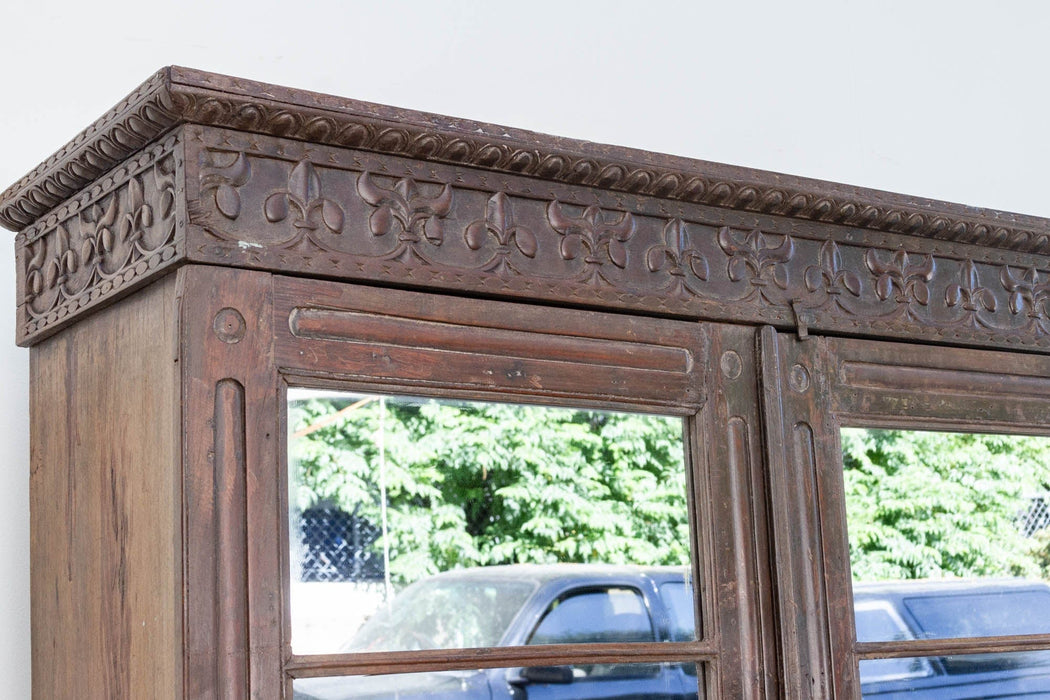 19th Century Indo-Portuguese Teak Tall Cabinet