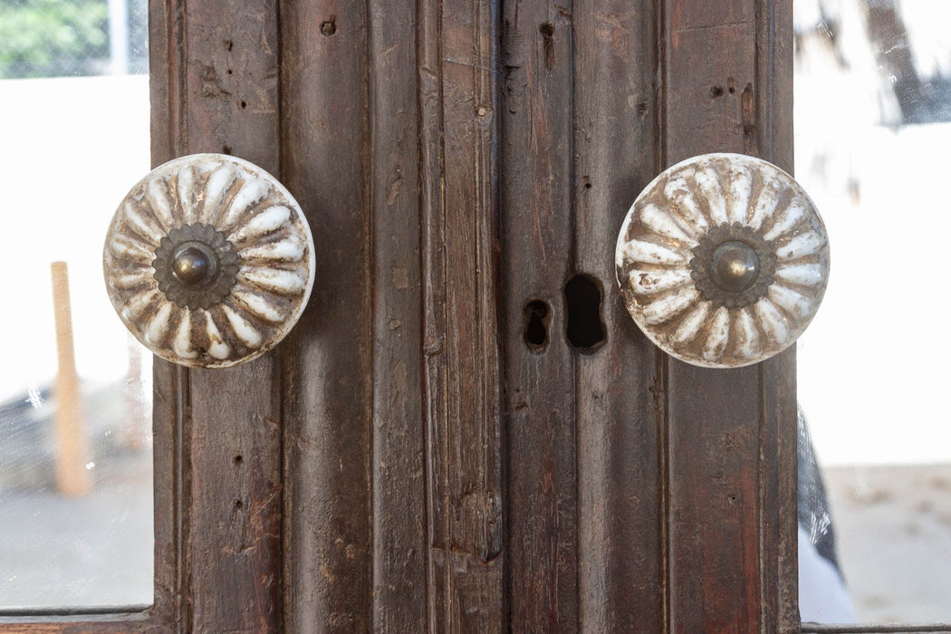 19th Century Indo-Portuguese Teak Tall Cabinet