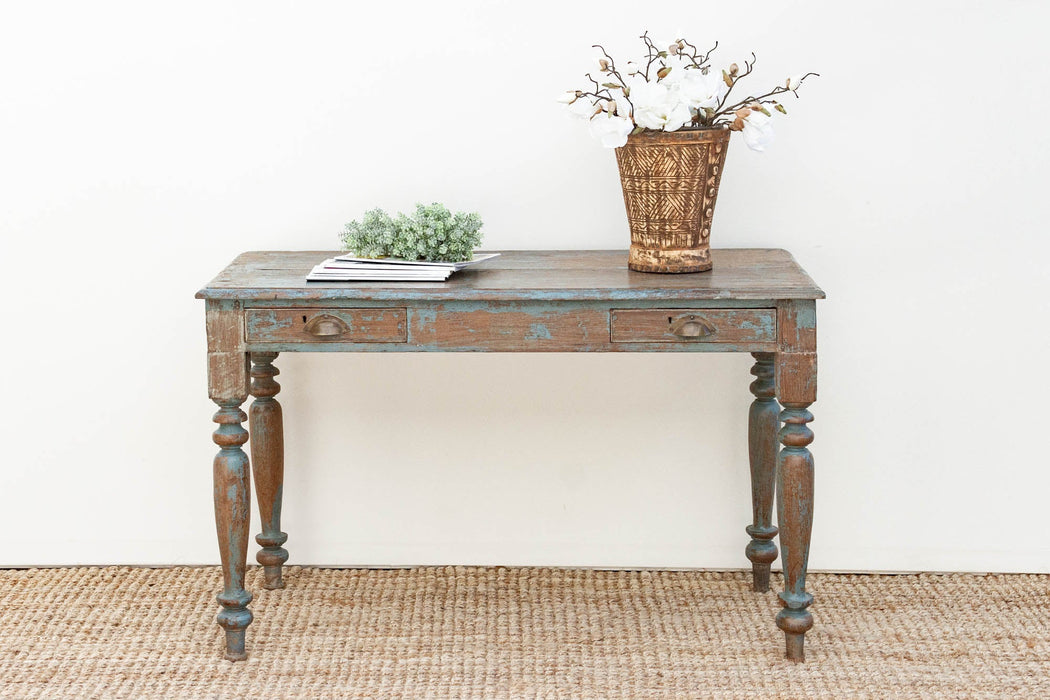 Charming Farmhouse Painted Writing Table