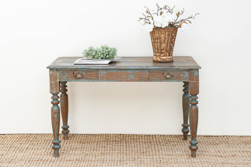 Charming Farmhouse Painted Writing Table