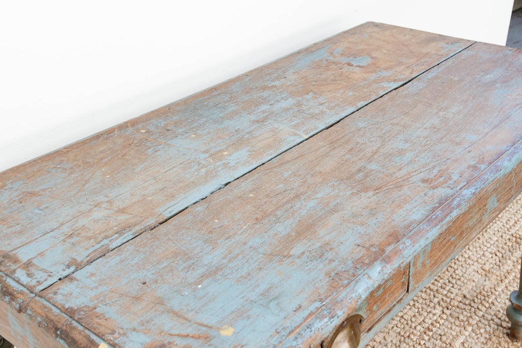 Charming Farmhouse Painted Writing Table