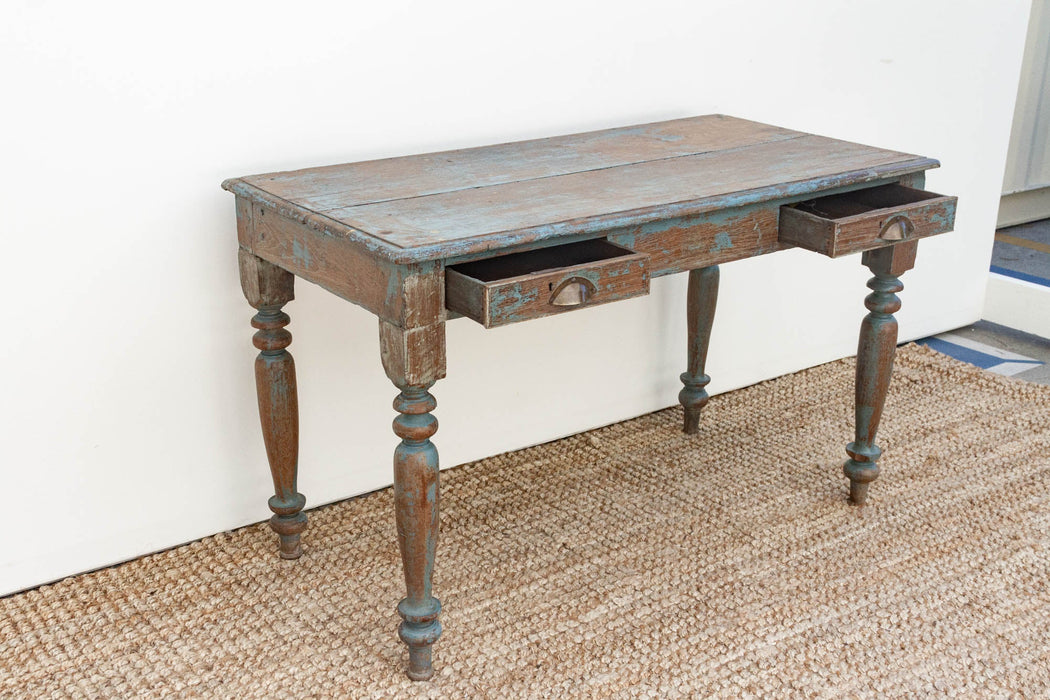 Charming Farmhouse Painted Writing Table