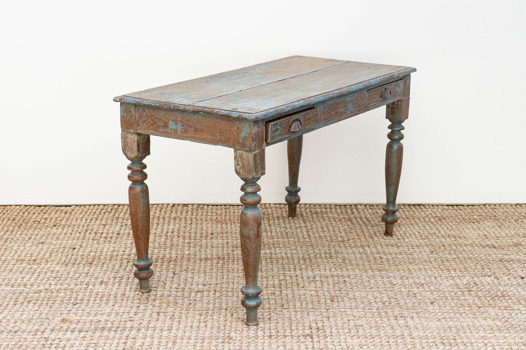 Charming Farmhouse Painted Writing Table