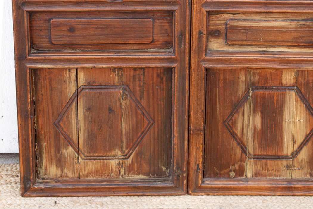 Set of Four, 19th Century Farmhouse Screen Panels