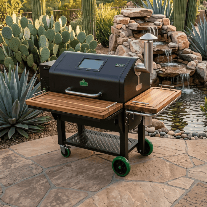 BBQ Boards™ for GMG Jim Bowie/Peak - Front & Side Boards (Sold As A Pair)