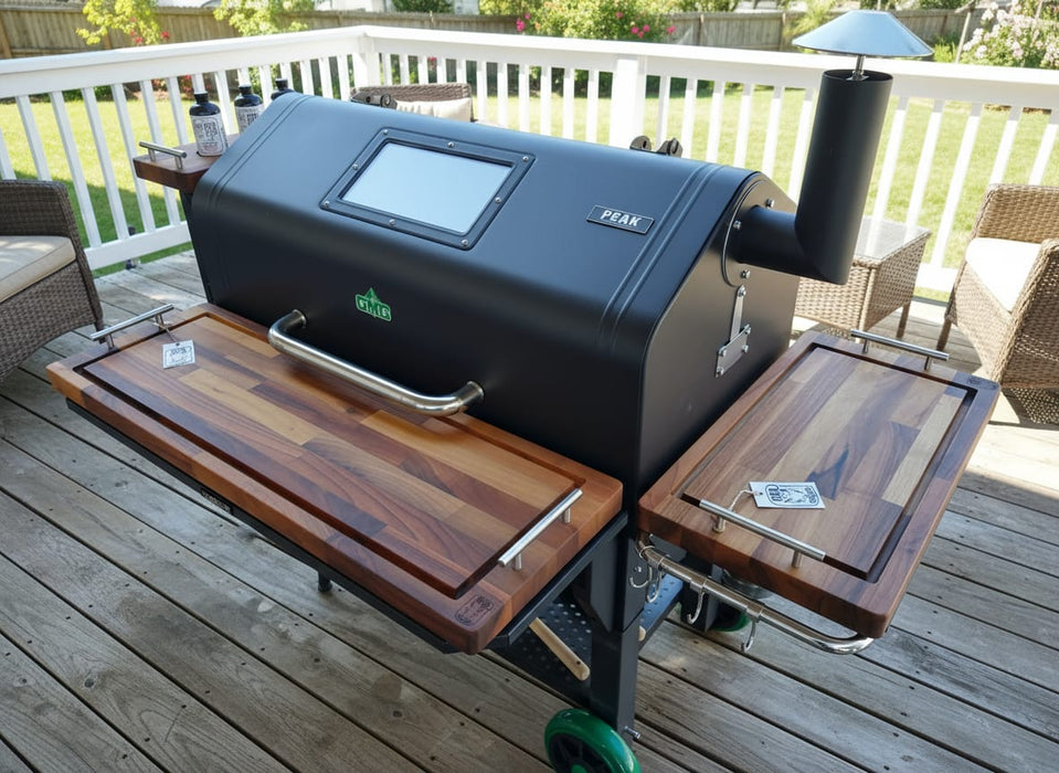 BBQ Boards™ for GMG Jim Bowie/Peak - Front, Side & Pellet Bin Boards (Sold As Set of Three)