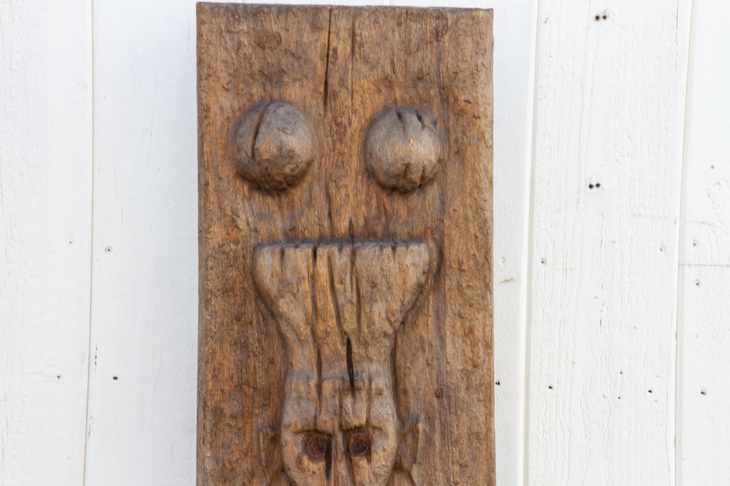19th Century Carved Bastar Panel on Stand
